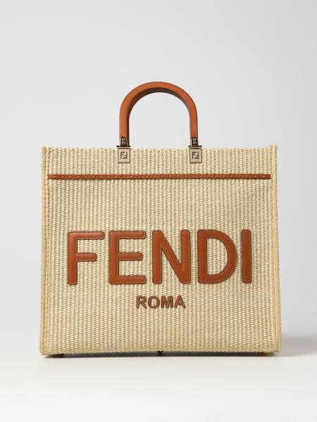 borsa paglia fendi|borse femminili.